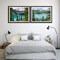 2 Pack Rolled Canvas Wall Art Easy Painting by Numbers Kit,12x16inch(255-256)